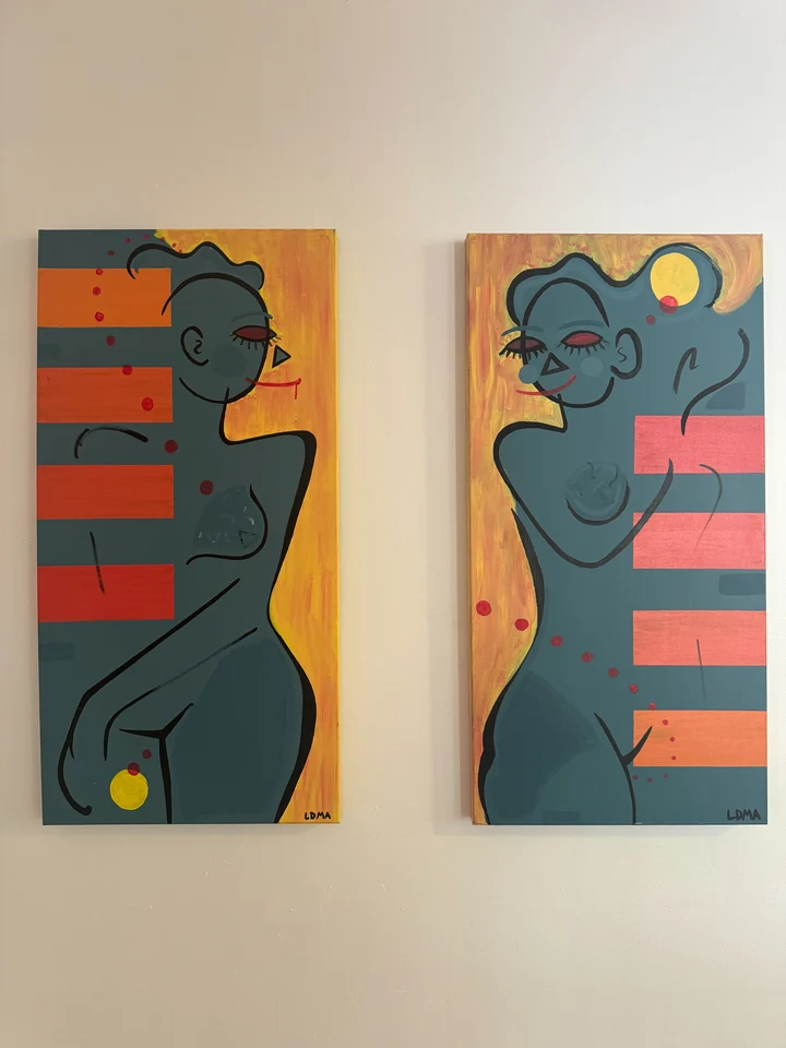 Loveful, an LDMA mixed-media artwork