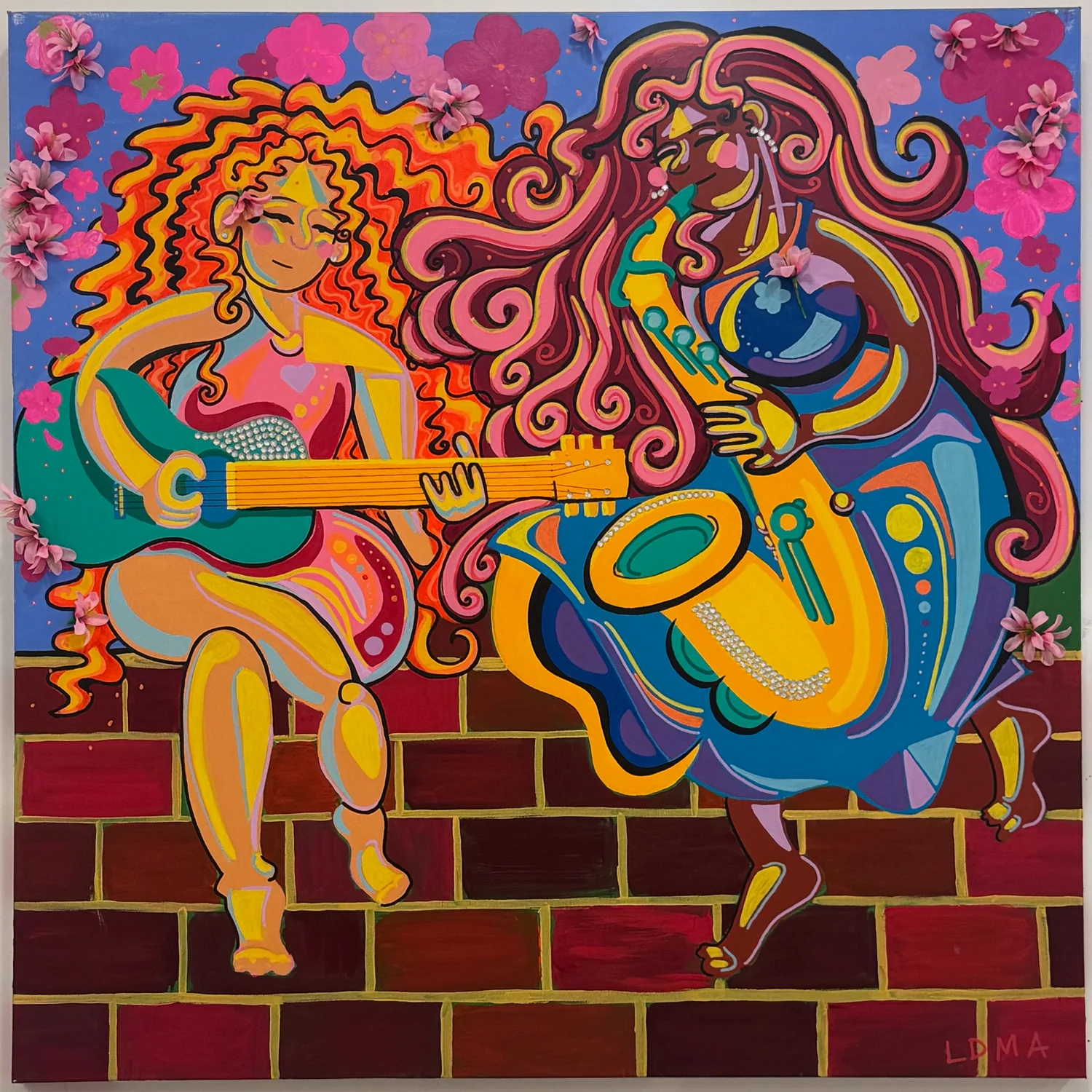 Paradise, an LDMA mixed-media artwork from 2025
